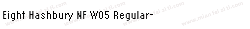 Eight Hashbury NF W05 Regular字体转换